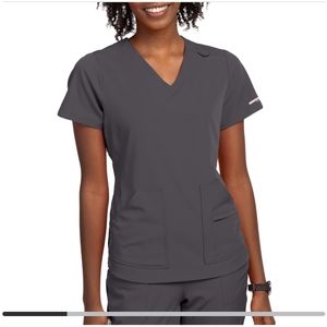 Skechers Pewter Grey Scrub Set XL